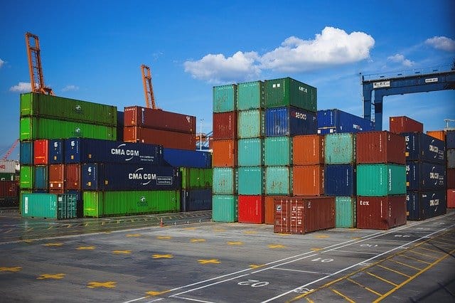 Ladungssicherung Containerbeladung