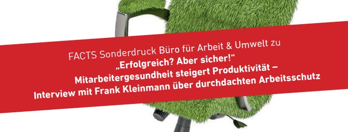 Facts Magazin Interview mit Frank Kleinmann Titelseite